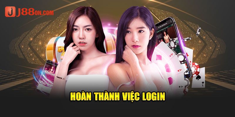 Hoàn thành việc đăng nhập